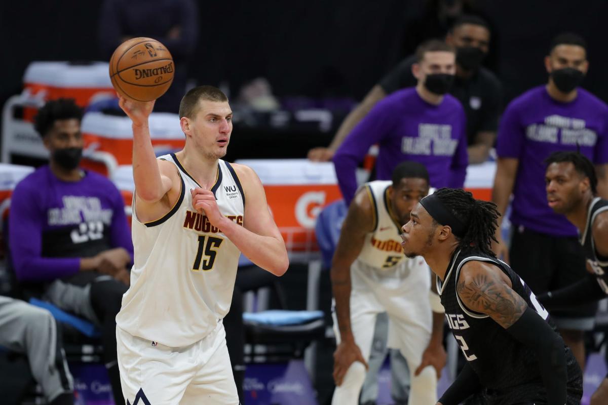 Nikola Jokic. НБА блокшоты.