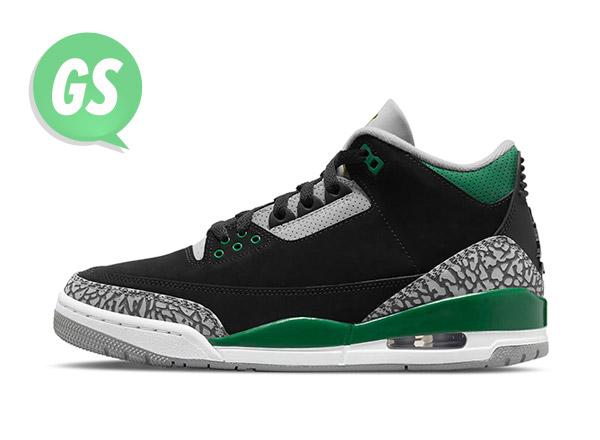 jordan 3 pine greens