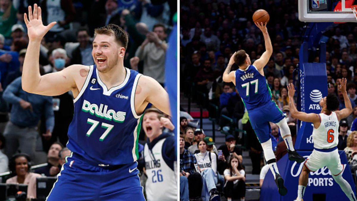 Doncic had an NBA-record triple-double with 60 points, 21 rebounds and 10 assists.  Dallas beat New York in overtime – NBA