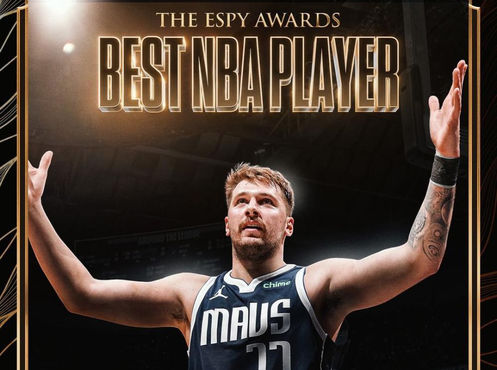 Лука Дончич признан лучшим игроком НБА по версии ESPY